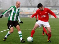 007 2016 SC Genemuiden Excelsior'31  26-11-2016: Voetbal: SC Genemuiden v Excelsior 31: Genemuiden / Martijn Jansen (l) of Genemuiden, Patrick Jurgens (r) of Excelsior '31 Rijssen : SC Genemuiden, Excelsior '31, Rijssen, Martijn Jansen, Patrick Jurgens
